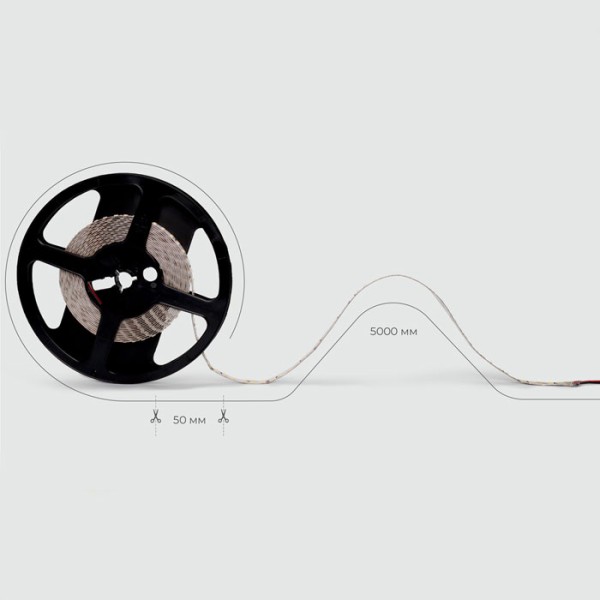 Снимка на LED лента Vario 5.8W/m | IP20 | 120 LED/m | 24V | 5 метра | 3000K/4000K