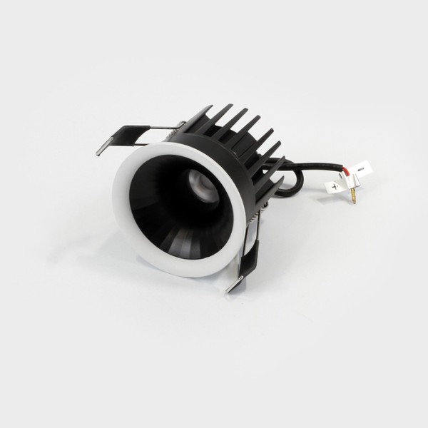 Снимка на LED луна за вграждане Mizar ST | Черен рефлектор | 12W | 3000K