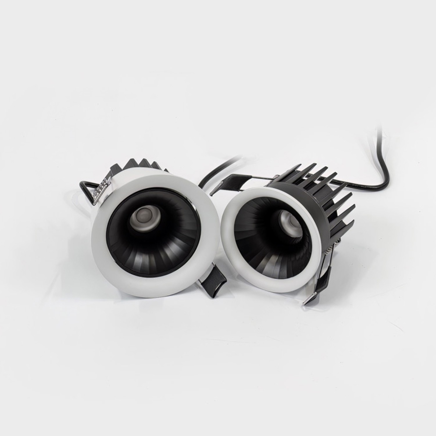 Снимка на LED луна за вграждане Mizar ST | Черен рефлектор | 12W | 3000K