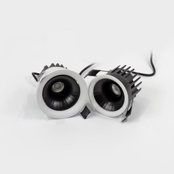 Снимка на LED луна за вграждане Mizar ST | Черен рефлектор | 12W | 3000K