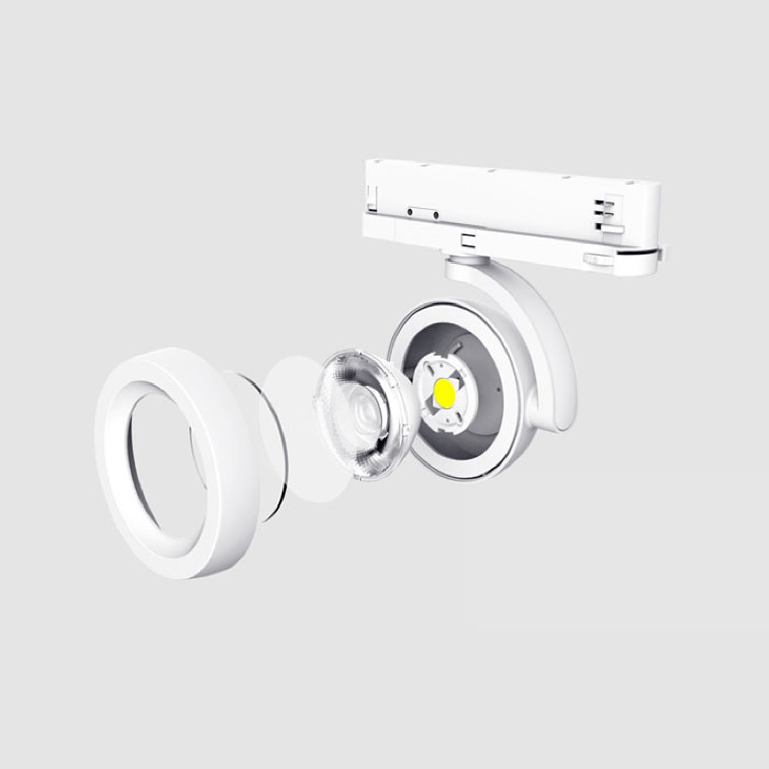 Снимка на Спот за релсова шина с регулируем ъгъл Focus (30W) - Релсово осветление