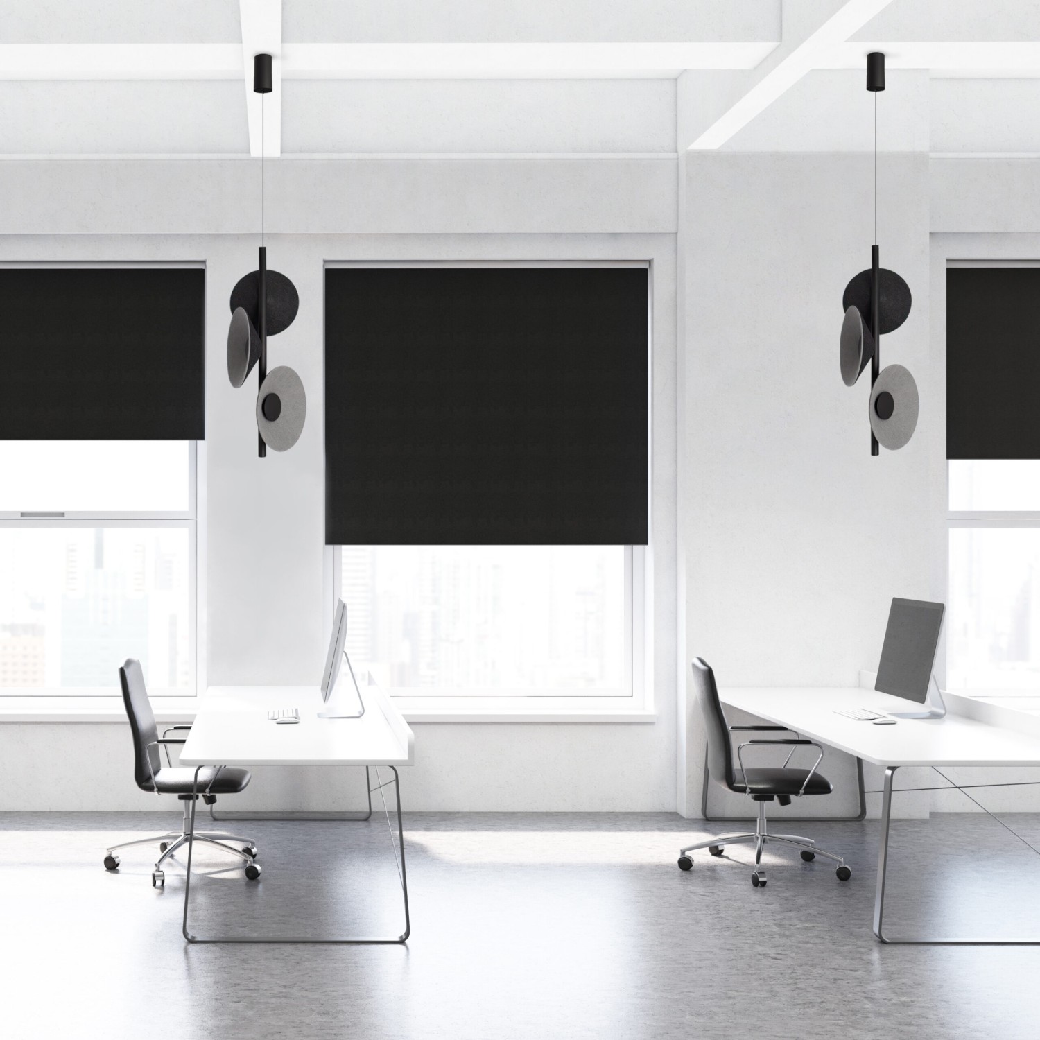 Снимка на Акустична дизайнерска лампа Speaker | Звукопоглъщаща | 3000K | 9W