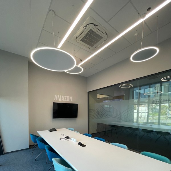 Детайлно изображение на Акустичен LED полилей Cool Acoustic | Звукопоглъщащ панел | 4 размера Снимка на Акустичен LED полилей Cool Acoustic | Звукопоглъщащ панел | 4 размера