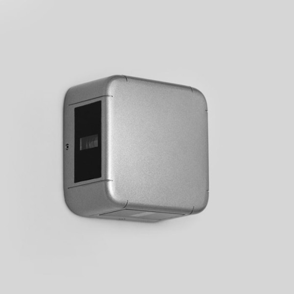 Снимка на Дизайнерска фасадна лампа Box | 4 лъча | 8W | IP65 | 3000K