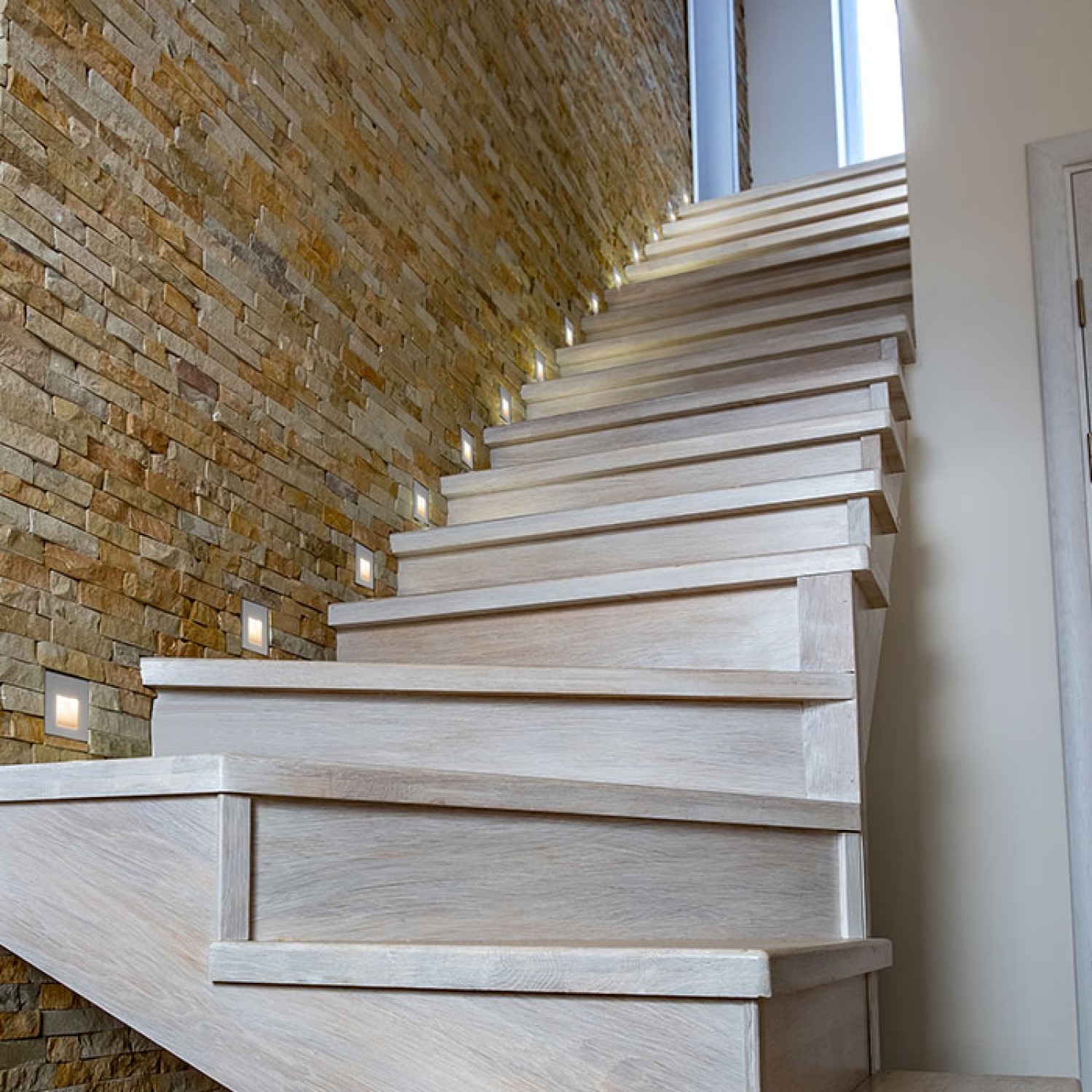 Снимка на Фасадна LED луна за стълби/стена Step | Квадратна | IP65 | 3000K