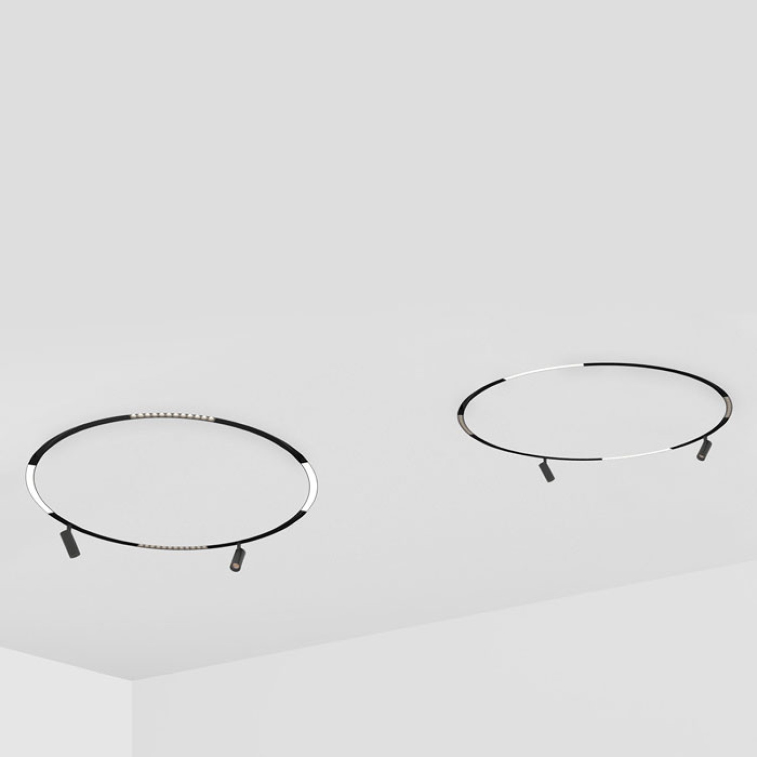Снимка на Кръгла магнитна шина за вграден монтаж Magnet Line Circle - Релсово осветление