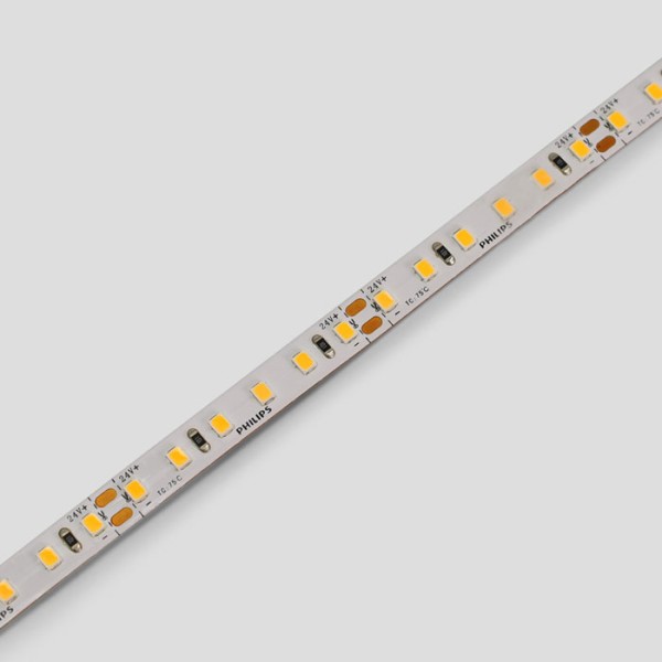 Детайлно изображение на LED лента Philips LS155 15.5W/m | IP20 | 120 LED/m | 24V | 5 метра | 3000K/4000K Снимка на LED лента Philips LS155 15.5W/m | IP20 | 120 LED/m | 24V | 5 метра | 3000K/4000K