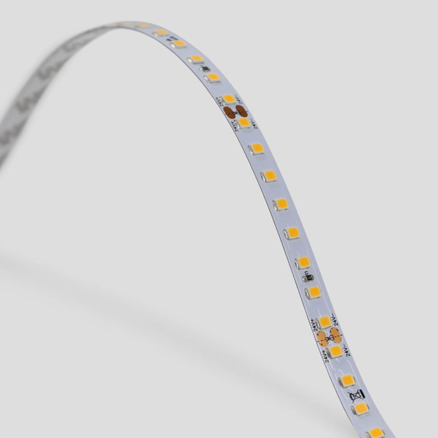 Детайлно изображение на LED лента Proton 9.6W/m | IP20 | 128 LED/m | 24V | 5 метра | 2300K/3000K/4000K Снимка на LED лента Proton 9.6W/m | IP20 | 128 LED/m | 24V | 5 метра | 2300K/3000K/4000K