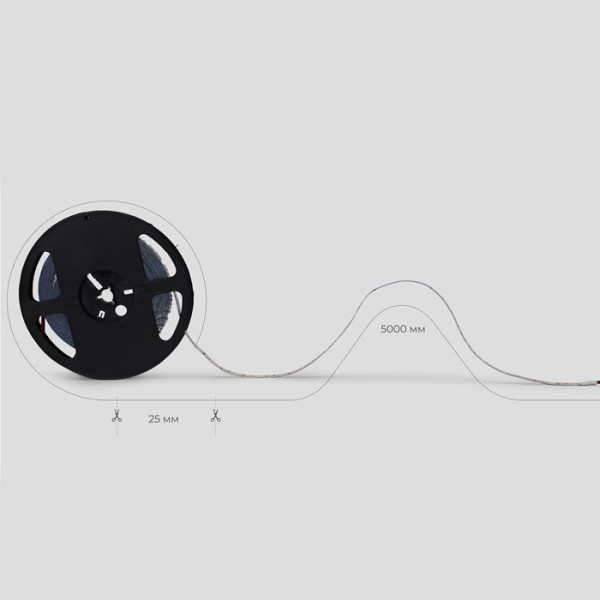 Детайлно изображение на LED лента Vario 9W | IP20 | 120 LED/m | 12V | 5 метра Снимка на LED лента Vario 9W | IP20 | 120 LED/m | 12V | 5 метра