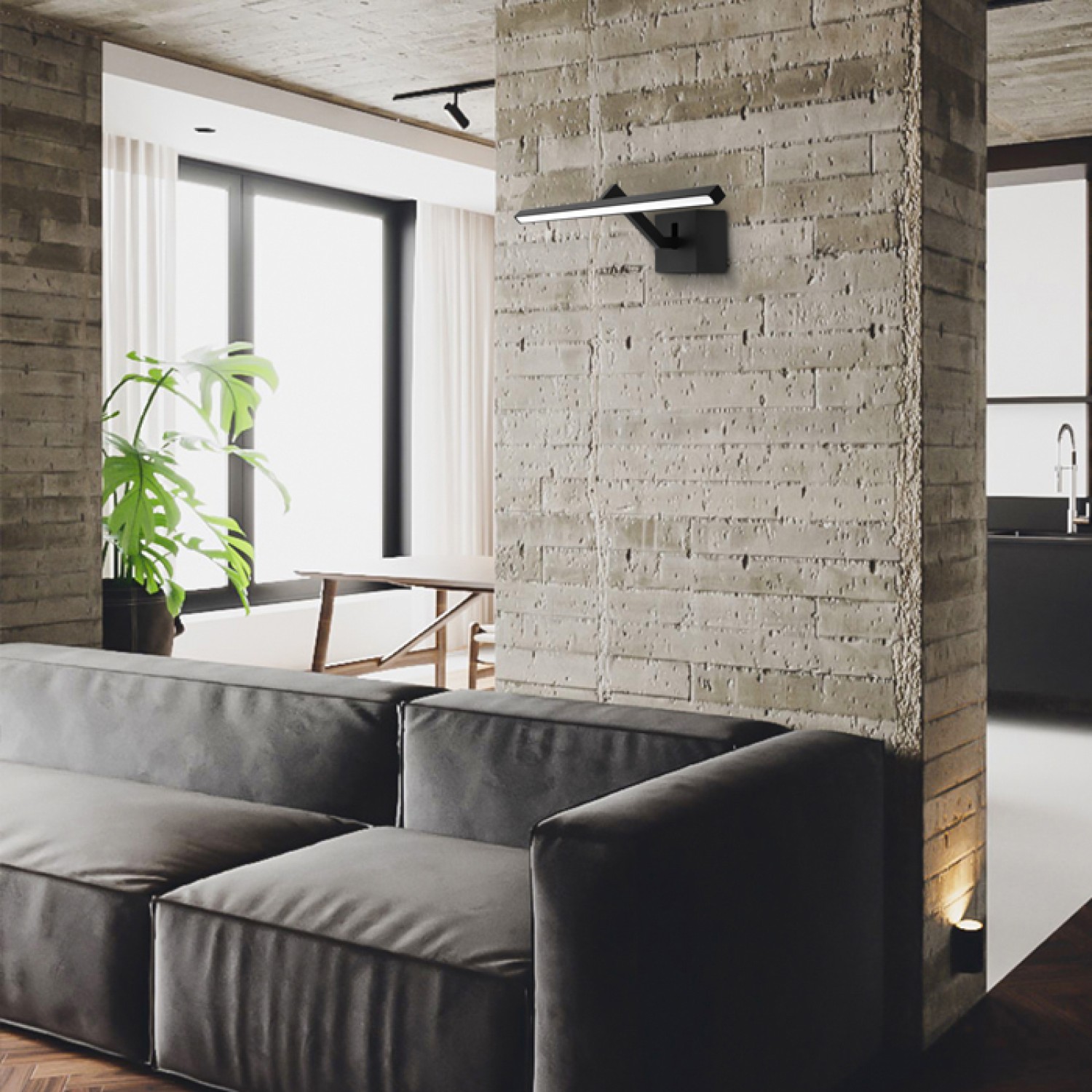 Снимка на Стенна LED лампа над огледало Mirror | Регулируемо рамо | 7W | 3000K