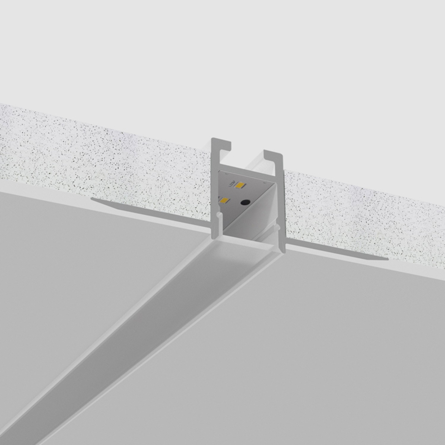 Снимка на Алуминиев профил за LED лента Trimless Nano Line | 53×18,5 мм | Безрамков монтаж в гипсокартон | 2 метра