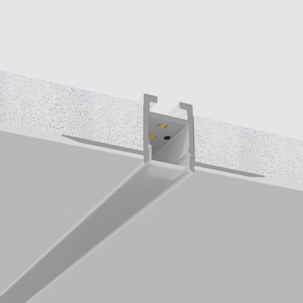 Снимка на Алуминиев профил за LED лента Trimless Nano Line | 53×18,5 мм | Безрамков монтаж в гипсокартон | 2 метра