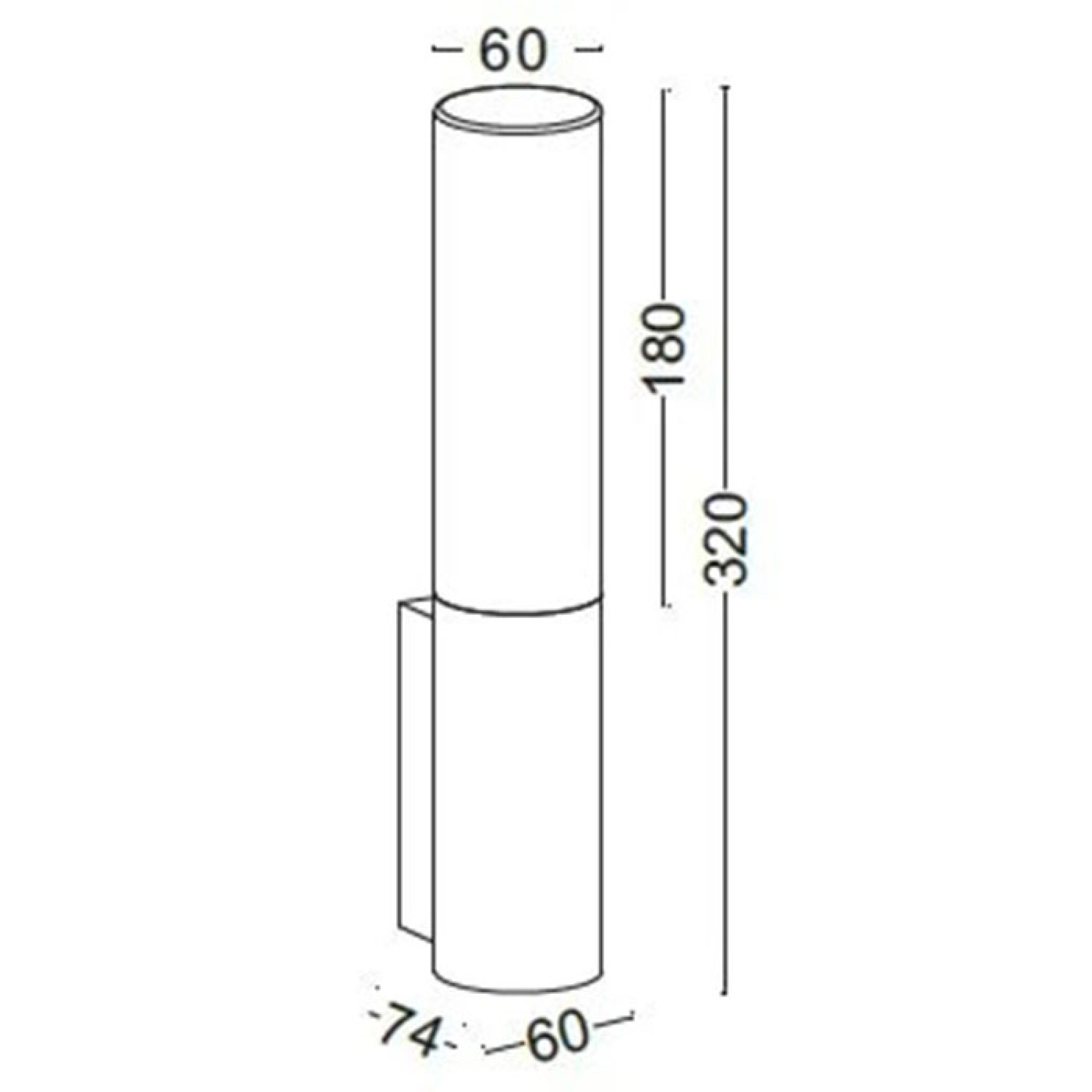 Детайлно изображение на Фасаден аплик за стенен монтаж | 6W | 3000K | IP44 влагоустойчива Снимка на Фасаден аплик за стенен монтаж | 6W | 3000K | IP44 влагоустойчива