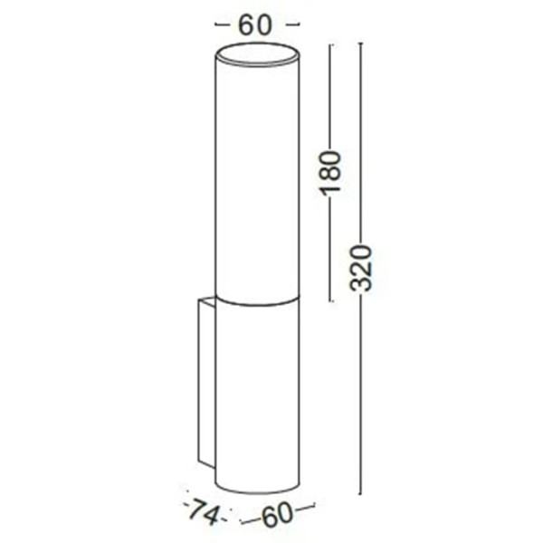 Детайлно изображение на Фасаден аплик за стенен монтаж | 6W | 3000K | IP44 влагоустойчива Снимка на Фасаден аплик за стенен монтаж | 6W | 3000K | IP44 влагоустойчива