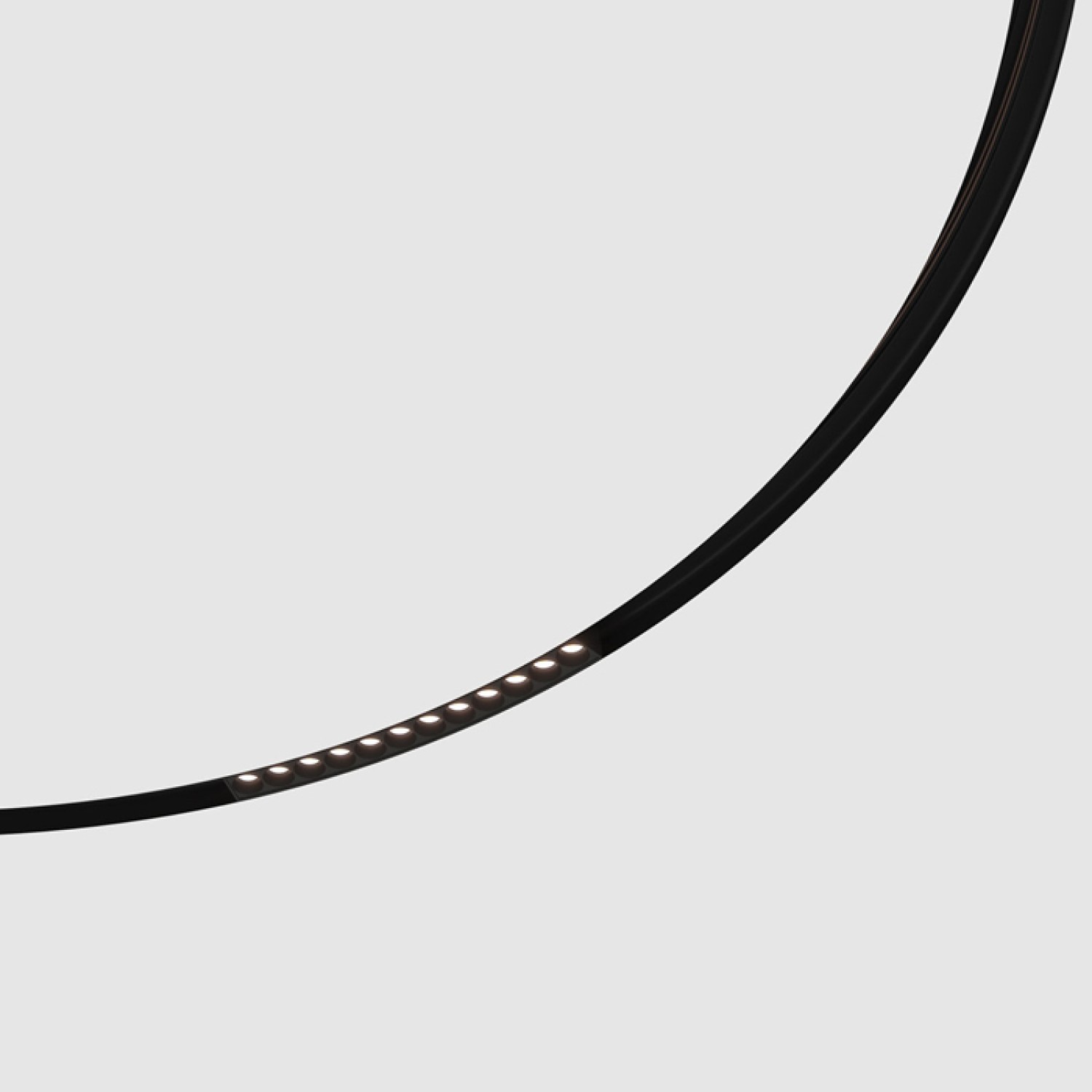 Детайлно изображение на Извит осветителен модул Darklight Magnet Circle за магнитна система Curve Line Снимка на Извит осветителен модул Darklight Magnet Circle за магнитна система Curve Line