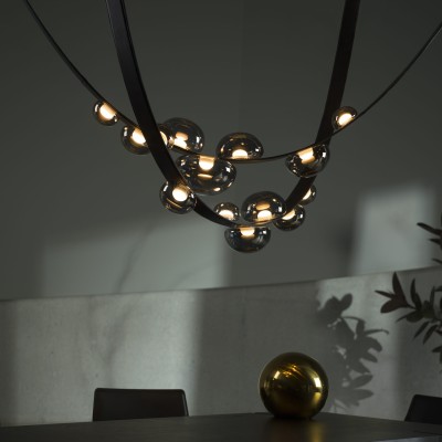 Висящо LED осветително тяло с колан Luxi | 21W | 300cm