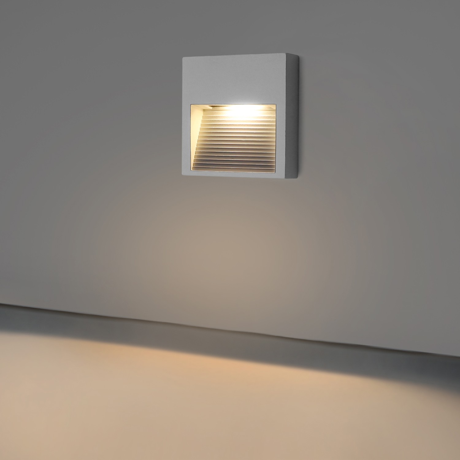 Детайлно изображение на LED луна за стъпала/стълбище с външен монтаж Lumos | IP65 | 3W | 3000K Снимка на LED луна за стъпала/стълбище с външен монтаж Lumos | IP65 | 3W | 3000K