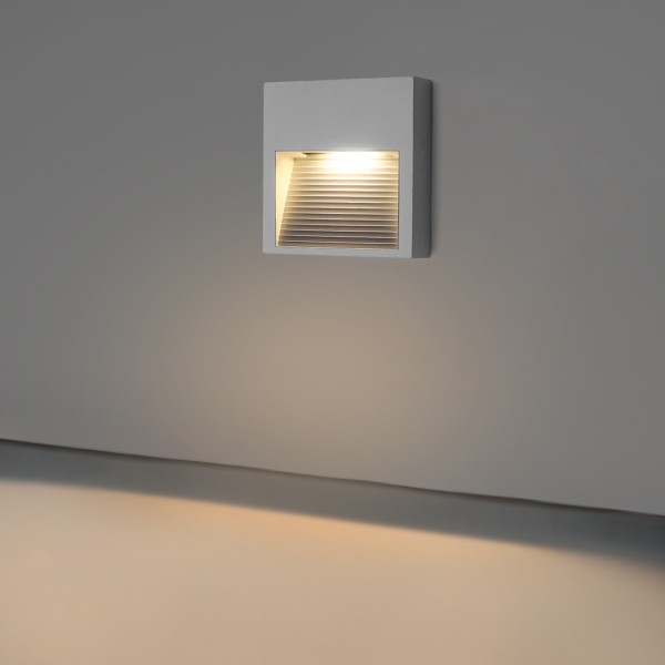 Детайлно изображение на LED луна за стъпала/стълбище с външен монтаж Lumos | IP65 | 3W | 3000K Снимка на LED луна за стъпала/стълбище с външен монтаж Lumos | IP65 | 3W | 3000K