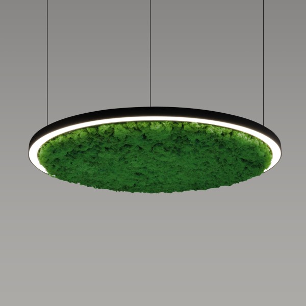 Снимка на Акустична висяща LED лампа Cool Moss | Скандинавски мъх | 6 цвята