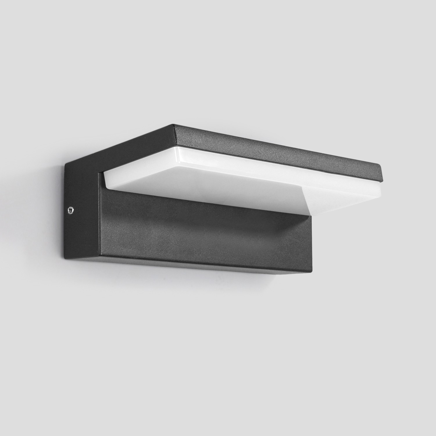 Снимка на Фасадна LED лампа Brio | PIR сензор | IP54 | 9W | 3000K