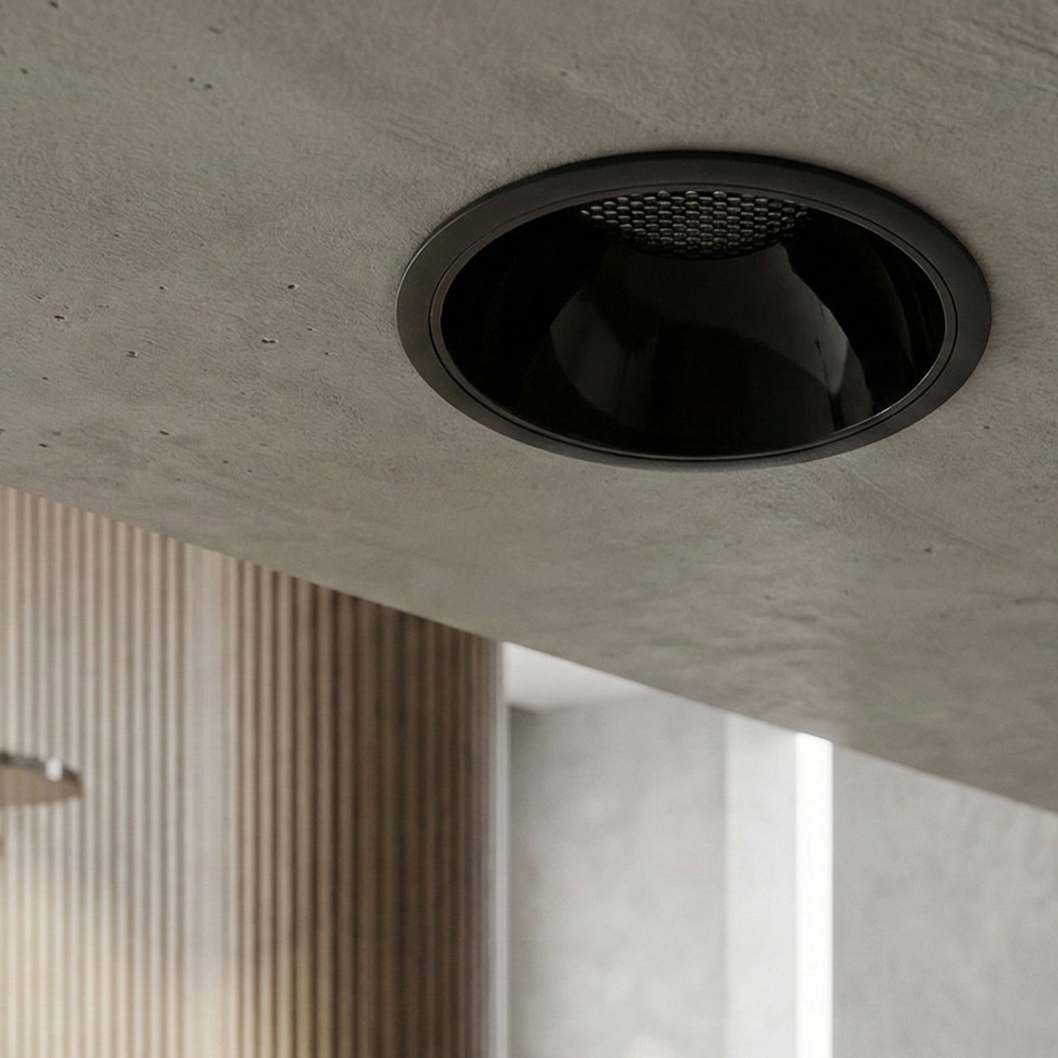 Снимка на LED луна за вграждане Zara | Черен рефлектор | 20W | IP65