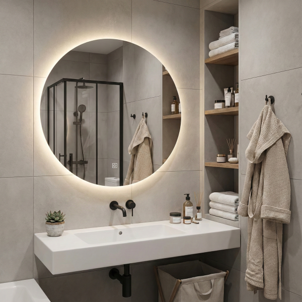 Снимка на Кръгло LED огледало Circle 60cm | Anti Fog | Touch Control | IP44