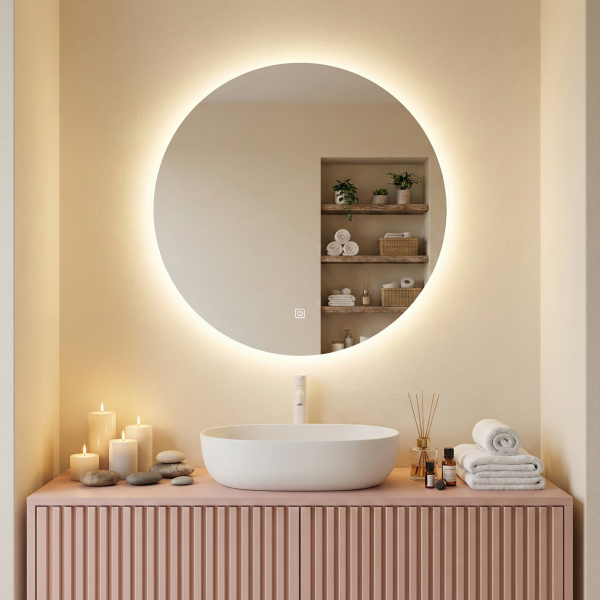 Снимка на Кръгло LED огледало Circle 60cm | Anti Fog | Touch Control | IP44