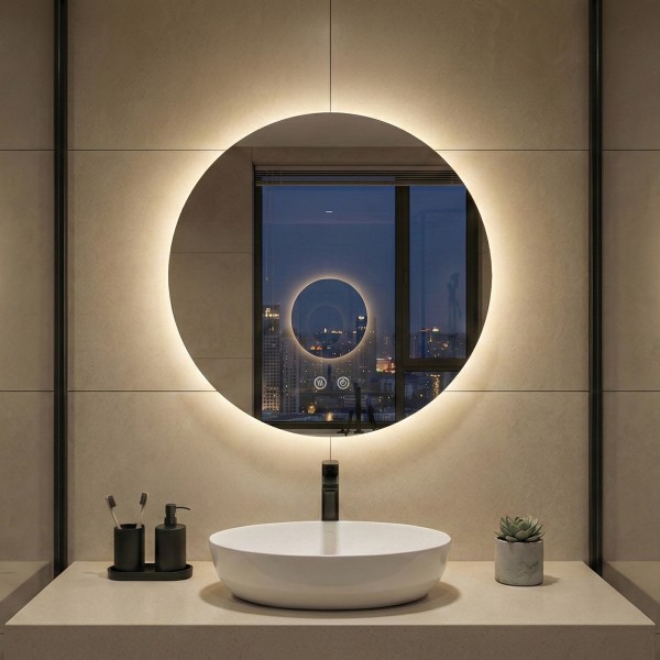 Снимка на Кръгло LED огледало Circle 60cm | Anti Fog | Touch Control | IP54