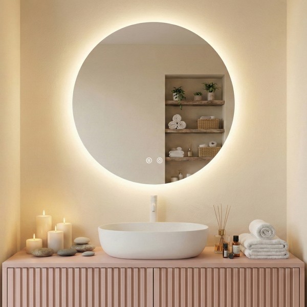 Снимка на Кръгло LED огледало Circle 60cm | Anti Fog | Touch Control | IP54