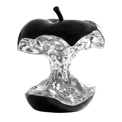 Декоративна скулптура на отхапана ябълка Apple | 25 см