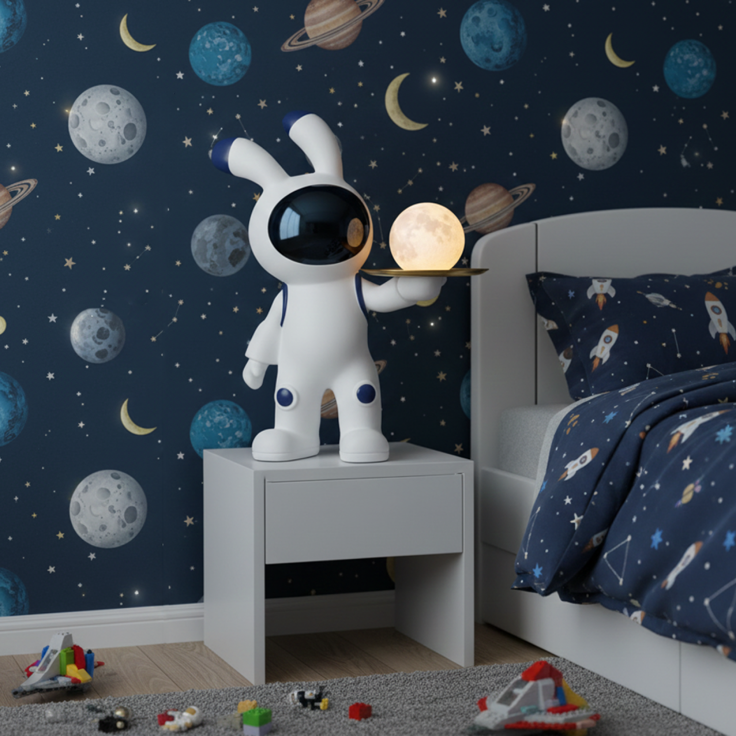 Снимка на Декоративна фигура космонавт със сервизна табла Astronaut | 75 см
