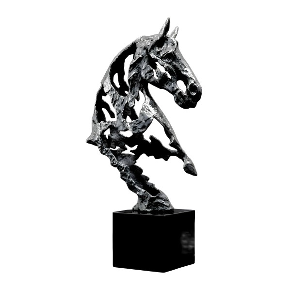 Снимка на Абстрактна скулптура на кон Metal Horse | 82 см | Алуминий
