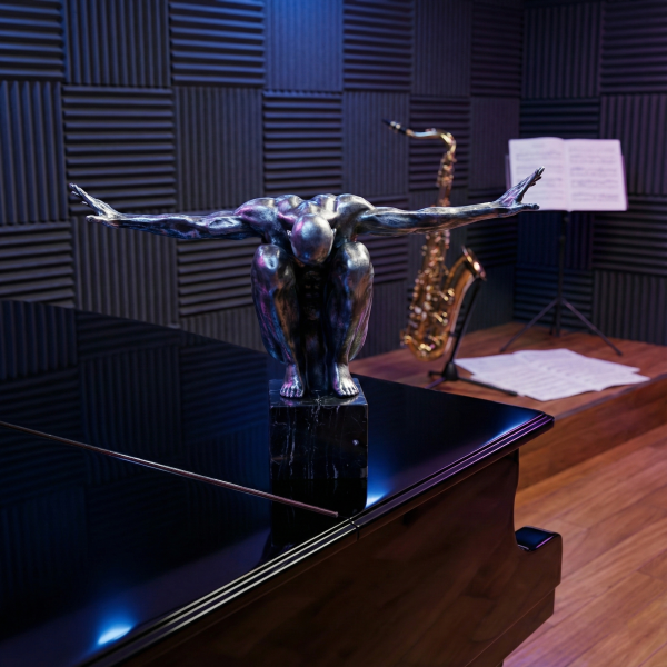 Снимка на Скулптура човешки силует Balance | Разперени ръце | 90cm