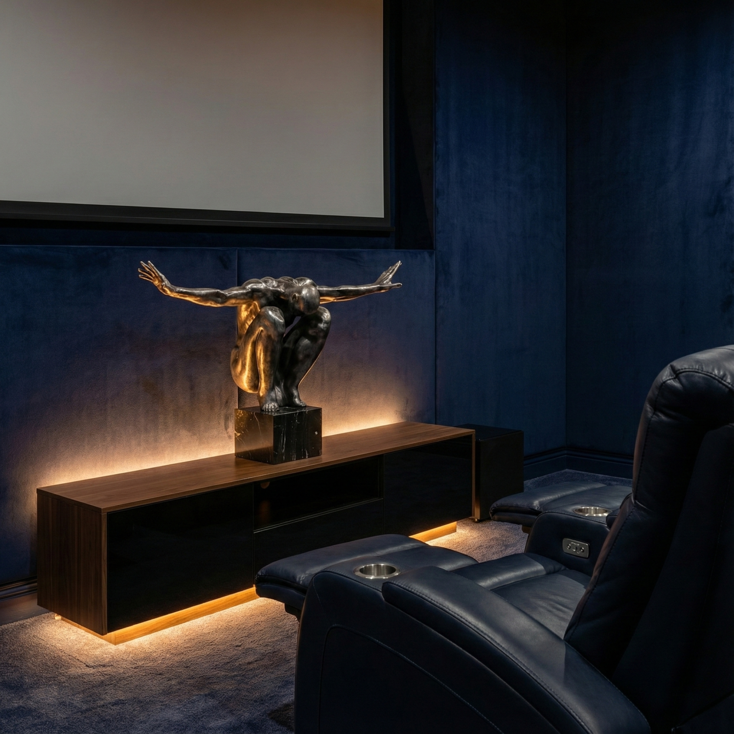 Снимка на Скулптура човешки силует Balance | Разперени ръце | 90cm