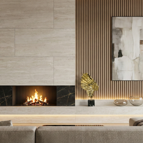 Снимка на Декоративна скулптура златно крило Wing | 83 см | Алуминий