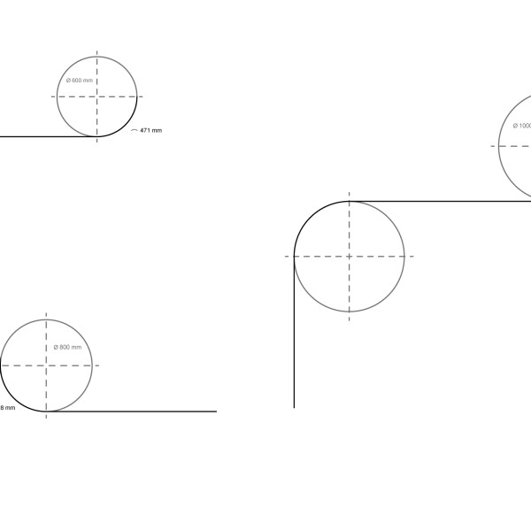 Детайлно изображение на Magnet Curve Line – магнитна шина с криви и прави модули Снимка на Magnet Curve Line – магнитна шина с криви и прави модули - Curve Line