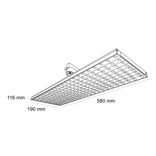 Снимка на Осветителен LED модул за релсова шина MATRIX | 4000K | 40-70W