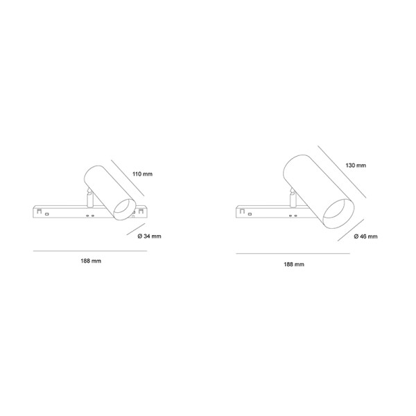 Снимка на Осветително тяло(спот) Eye Magnet Up за магнитна система Up&Down 23 mm - Релсово осветление