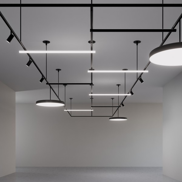 Снимка на Осветително тяло Vector Magnet за магнитна система Multitrack 23 mm - Релсово осветление